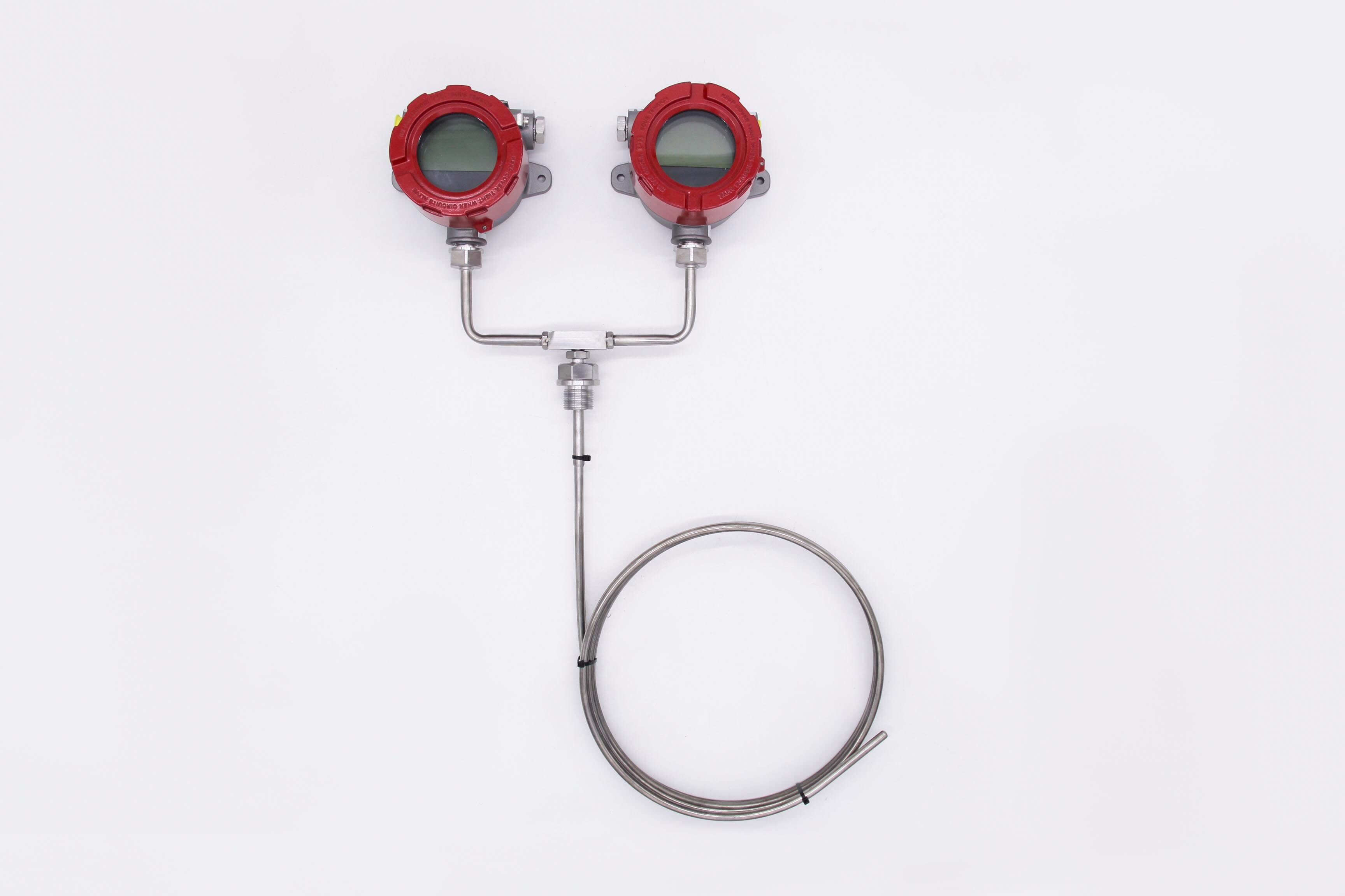 雙表頭帶顯示溫度變送器