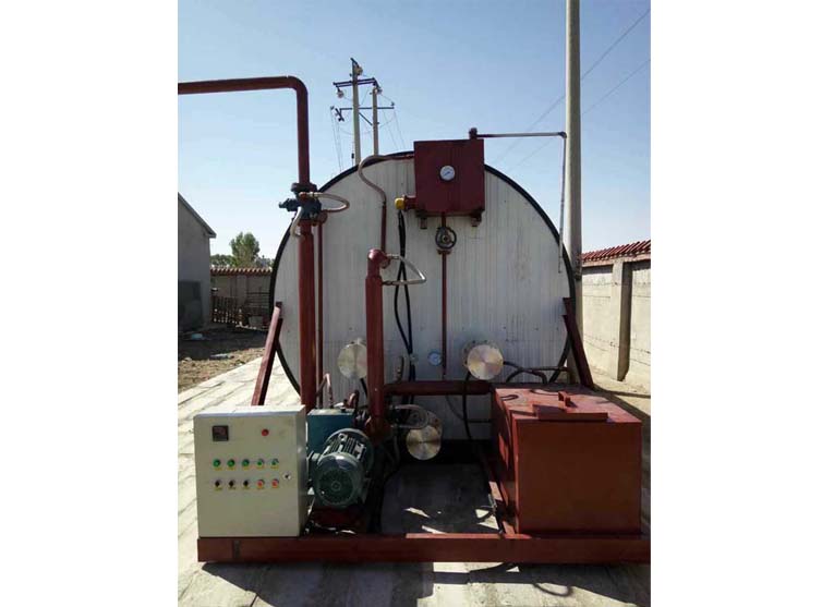 卧式直燃式沥青加热罐