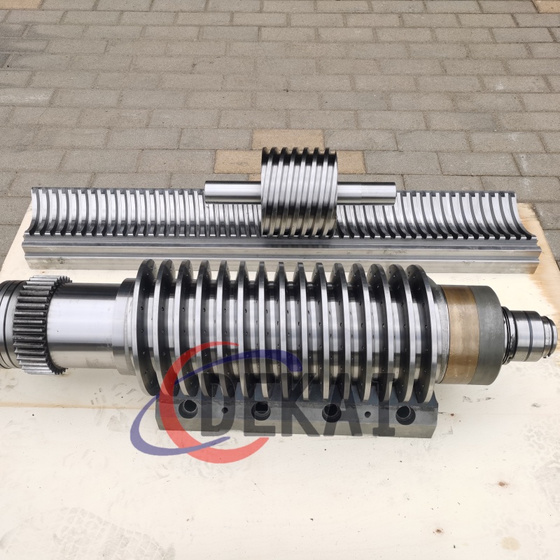 德凯非标定制静压蜗杆耐磨损适用于重型轧辊车床磨床