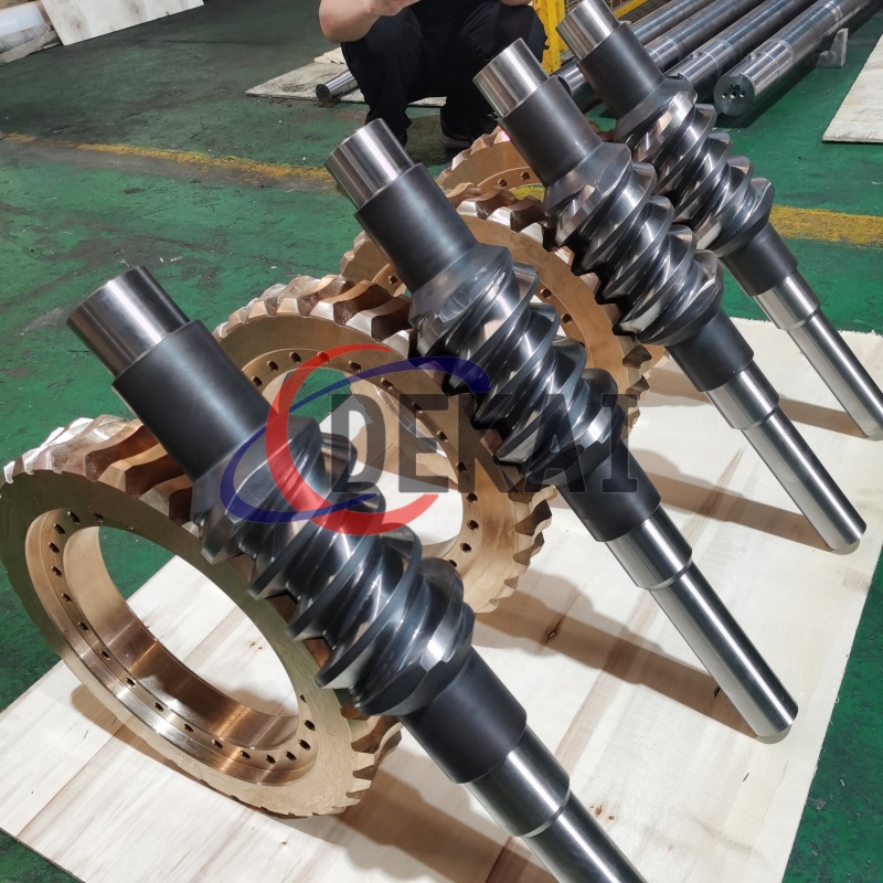 德凯生产制造平面二次包络蜗轮副锡青铜来图定制