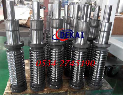 德凯批量加工精密无间隙蜗杆