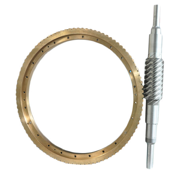 无间隙双导程蜗轮蜗杆副