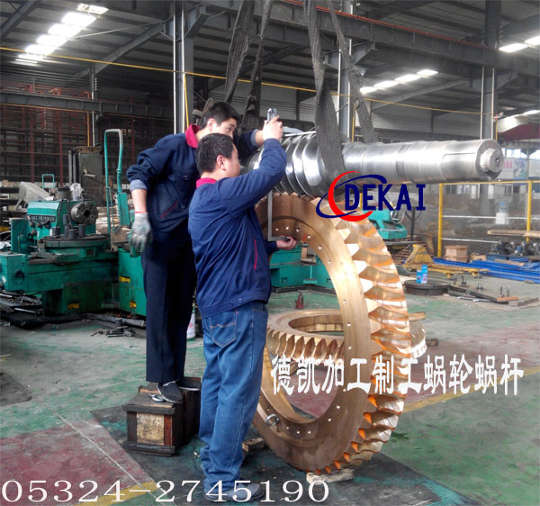 太阳能定位跟踪回转器精密无间隙双导程蜗轮副