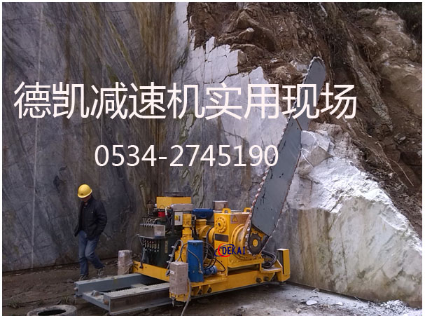 德州德凯配套石材矿山开采设备平面二次包络减速机