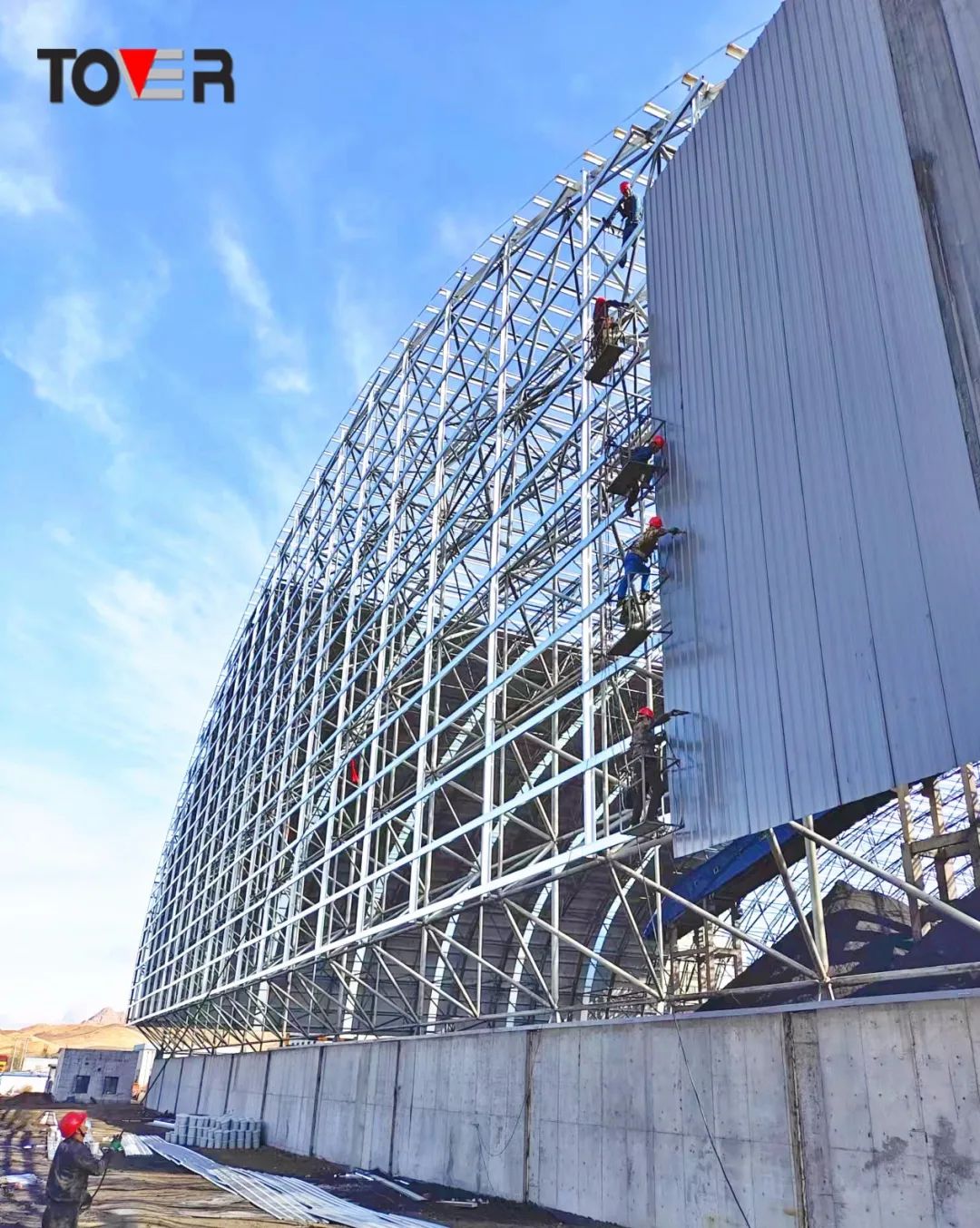 新疆蒙科能源科技有限公司青河洗煤厂2022年煤场封闭改造EPC网架工程 新疆蒙科能源科技有限公司青河洗煤厂2022年煤场封闭改造EPC网架工程