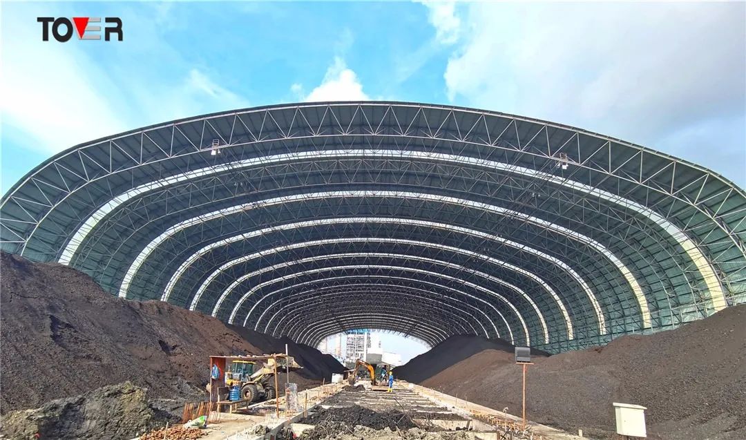 印尼緯達(dá)貝工業(yè)園區(qū)有限公司5#火力發(fā)電建設(shè)項目干煤棚工程