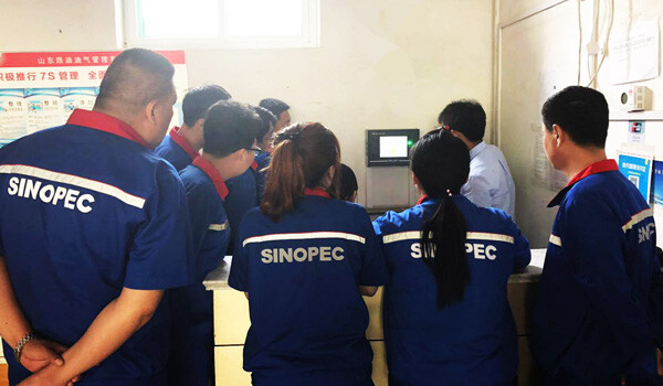 青岛澳科受邀参加山东中石化路油液位仪培训