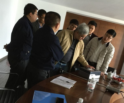 中化石油有限公司专家考察团到青岛澳科参观交流