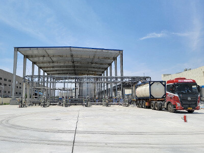 澳科为淄博某新能源公司卸车鹤位配置联锁设备