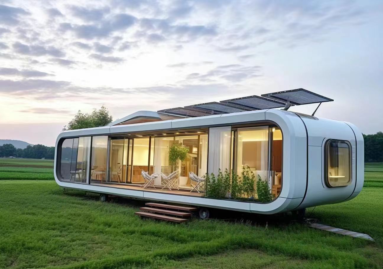 可移动苹果舱应用于民宿行业