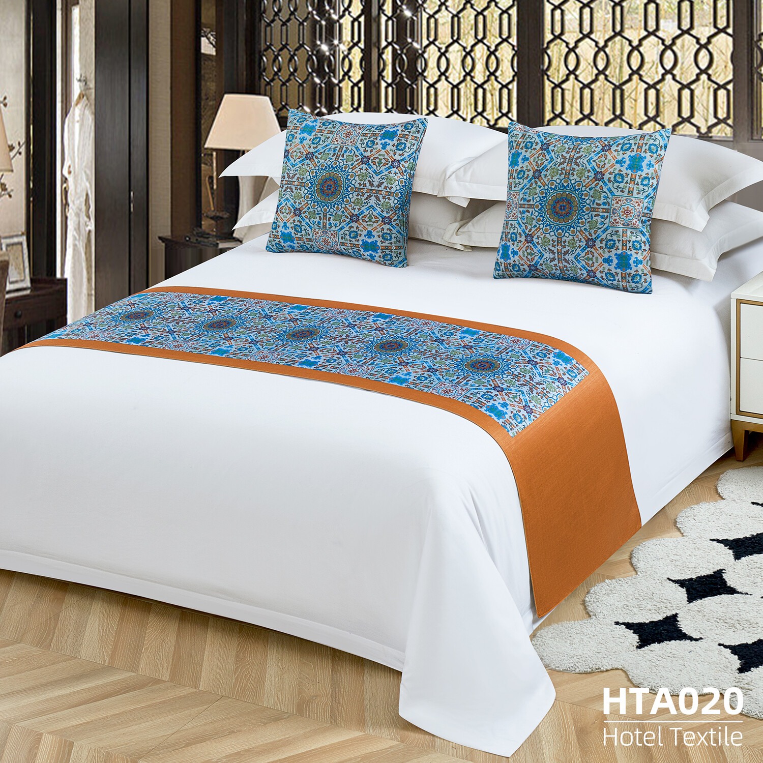 布草之家 床尾巾/旗帜/BedRuner  HAT001-HTA020