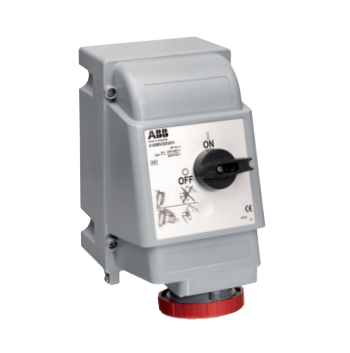Switched interlocked socket outlets , Heavy duty , 16 A. IP67/IP69. Watertight