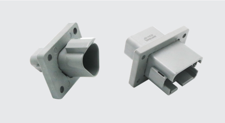 Amphenol A系列法兰盘面板安装/ A系列PCB面板安装连接器/ AT系列PCB安装连接器