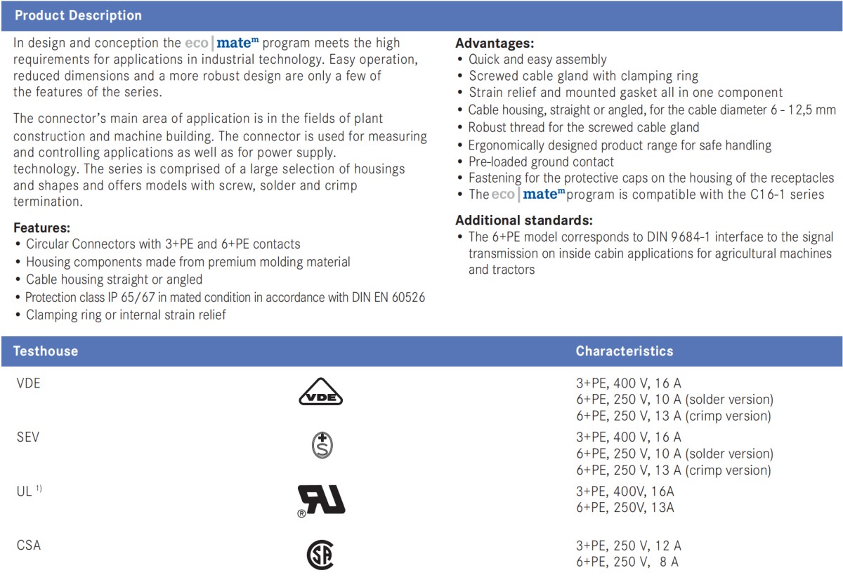 C016系列ECOMATE 009