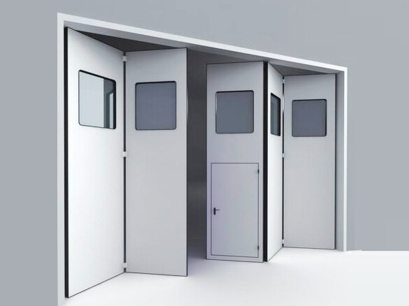 工业折叠推拉门 工业折叠推拉门