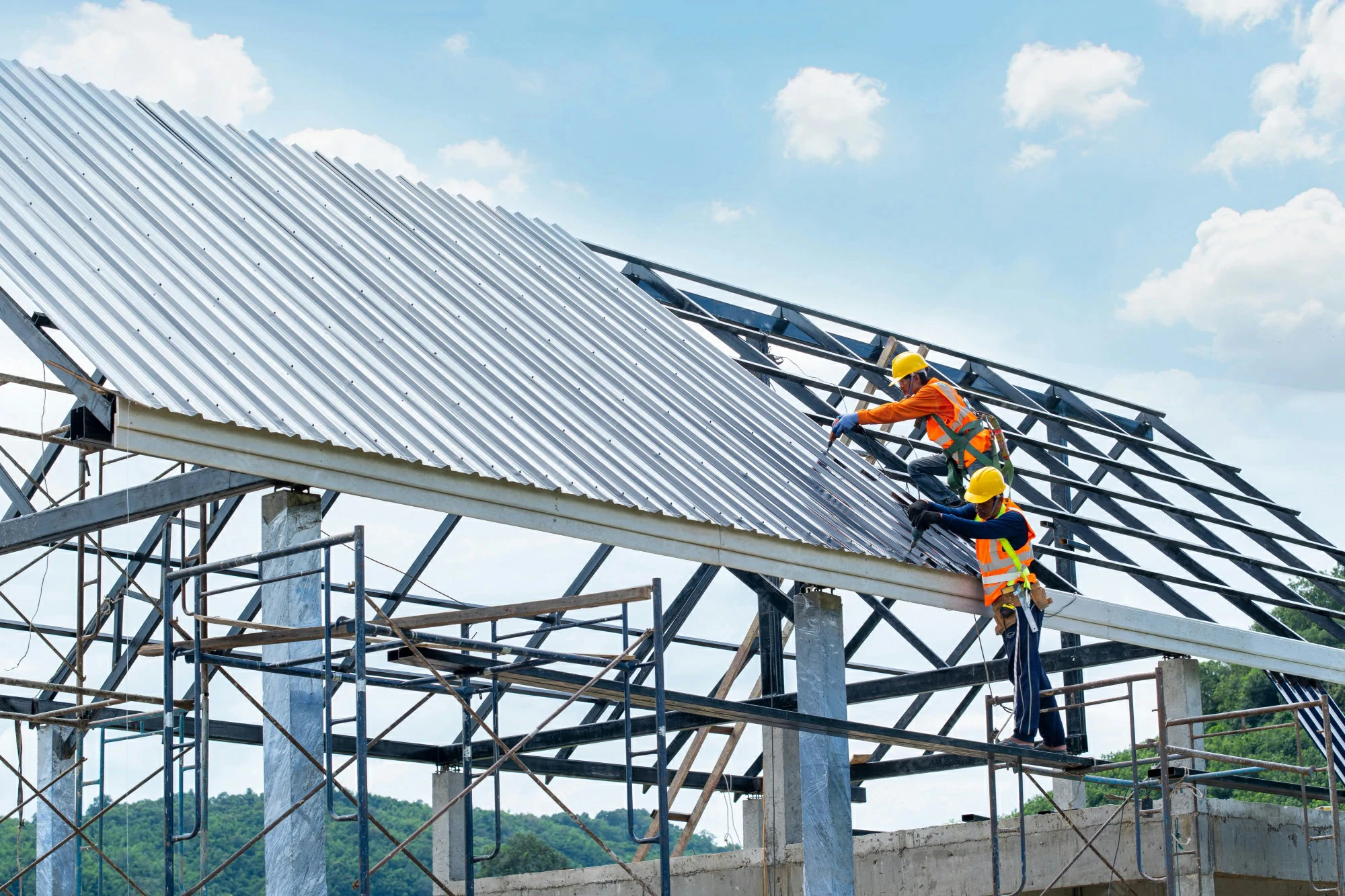 Galvanized Steel Sheet Roofing for Workshop
