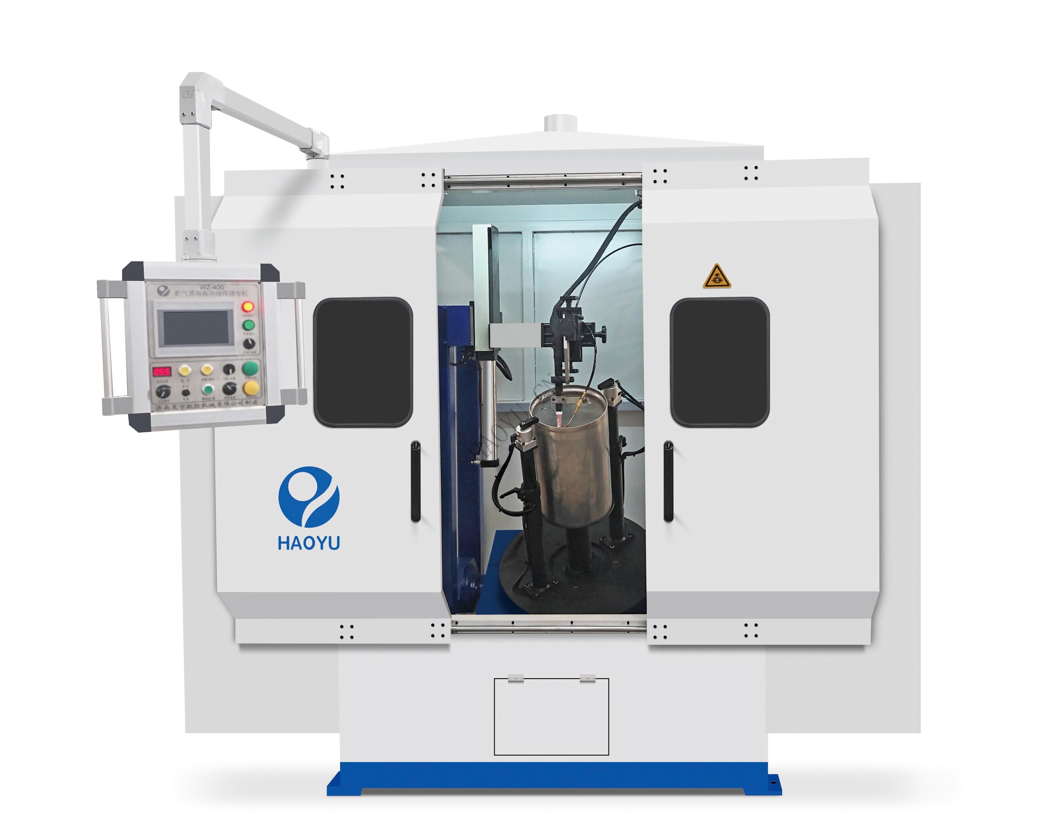 储气筒中隔板自动焊机