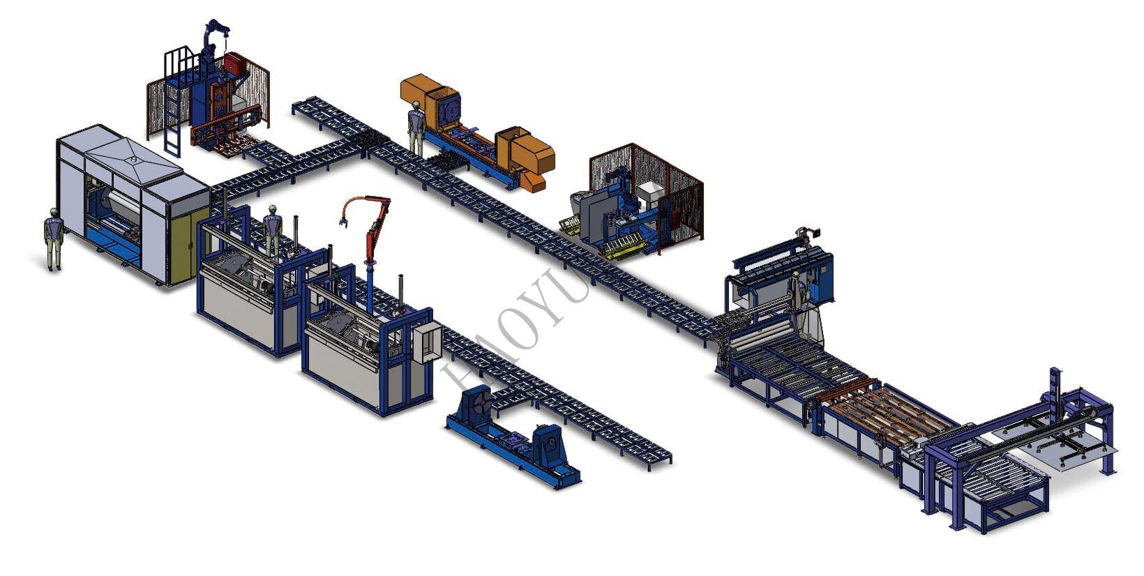 铝油箱焊接生产线
