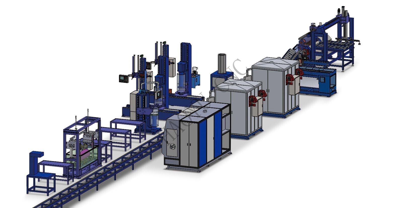 储气筒焊接生产线