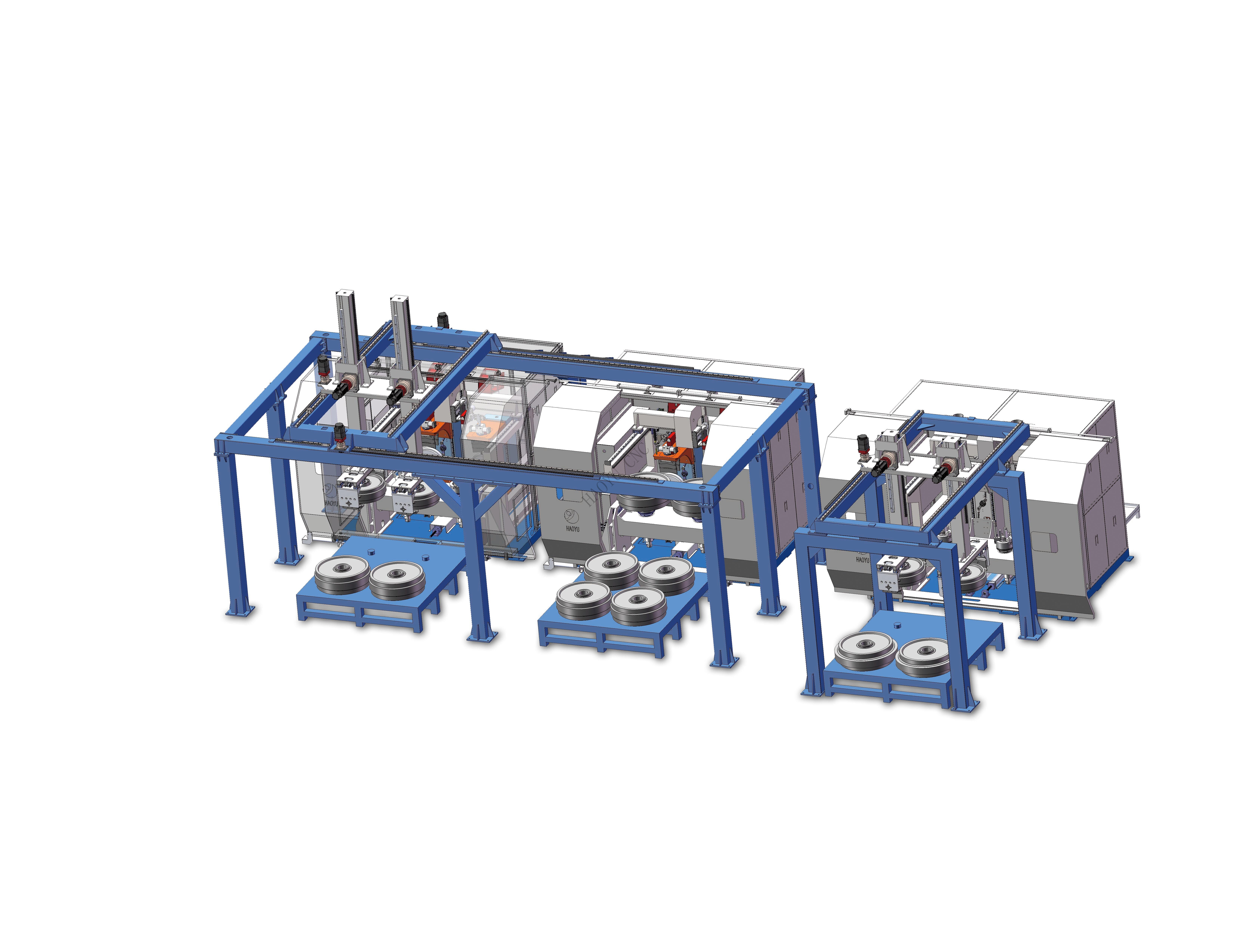 引导轮自动焊接线