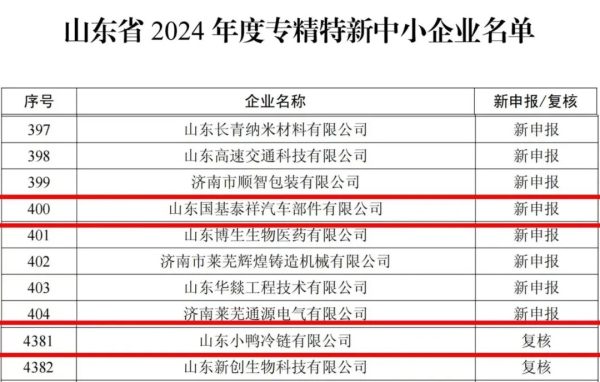 喜报 | 小鸭新增两家2024年度专精特新中小企业！
