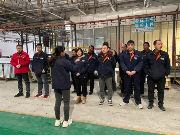 小鸭冷链开展挂件工艺培训