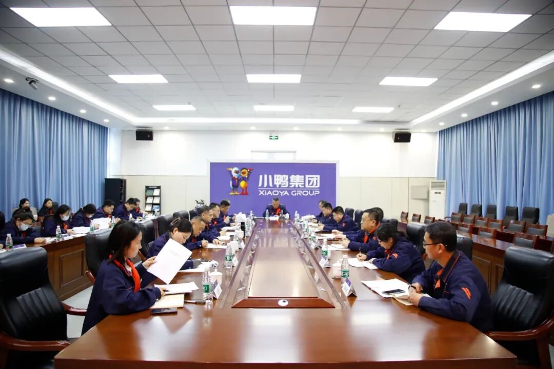 小鸭控股集团党委召开2023年度基层党组织书记全面从严治党述责述廉和抓基层党建工作述职评议会议