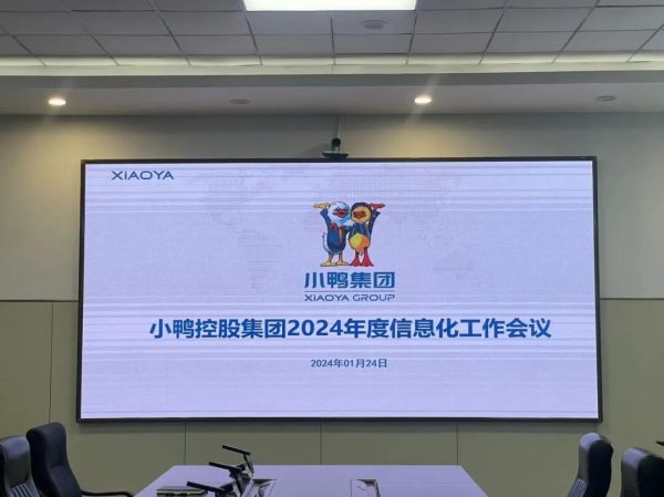 小鸭控股集团召开2024年度信息化工作会议