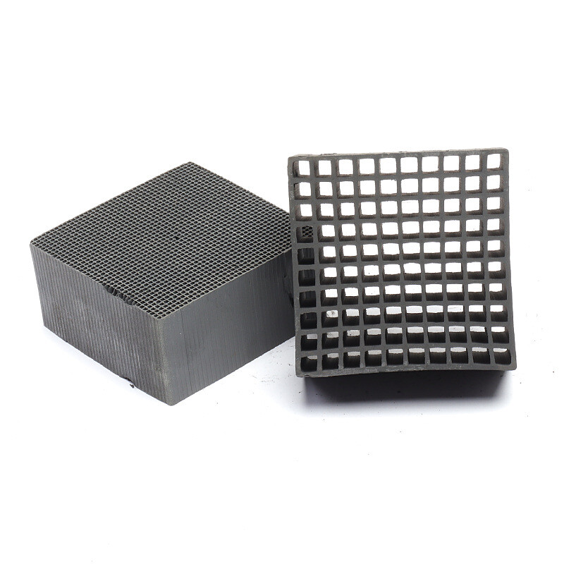 VOCS处理活性炭废气催化燃烧吸附净化用高碘值蜂窝活性炭