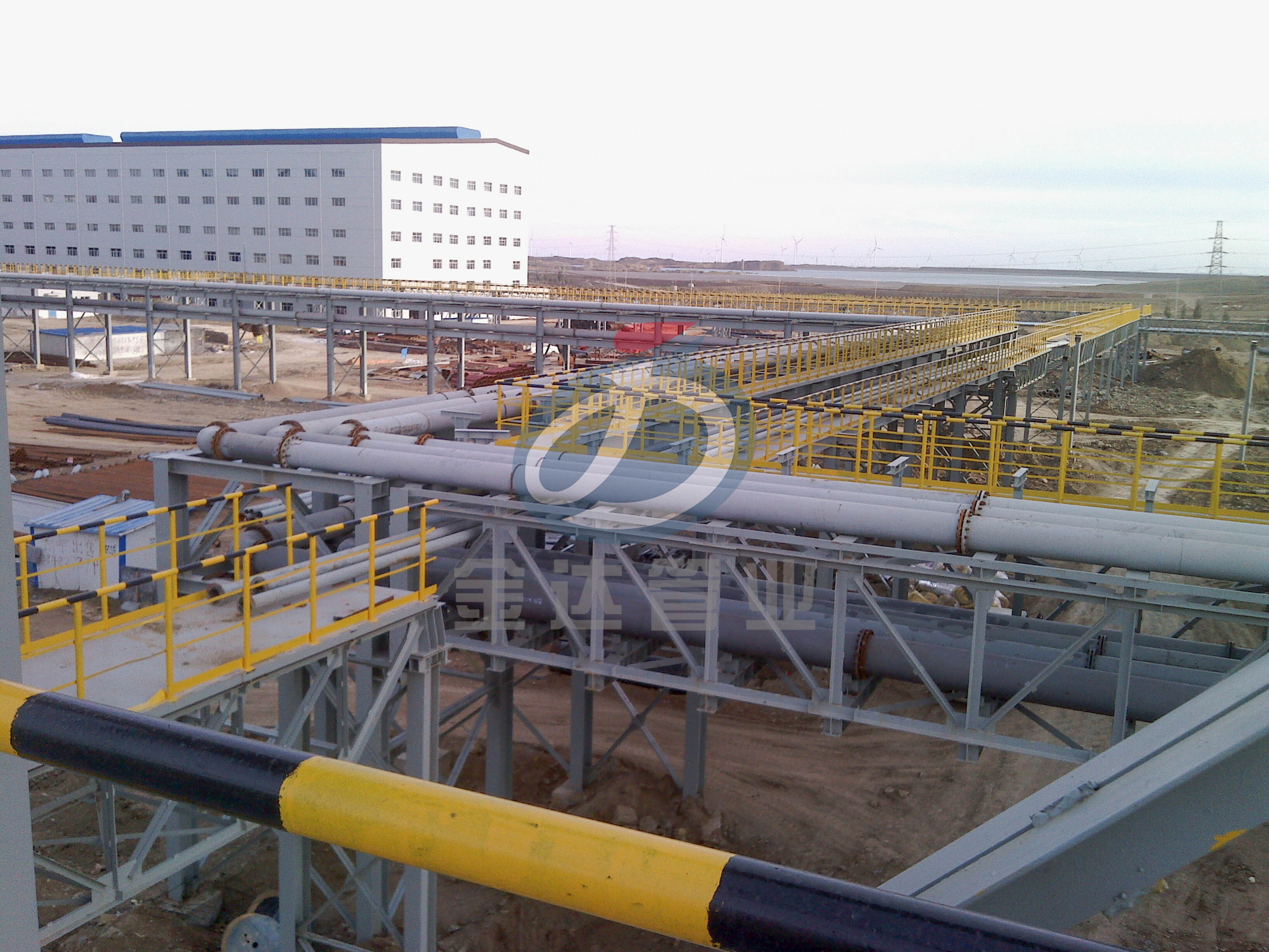 包鋼集團白云鄂博選礦廠管道施工