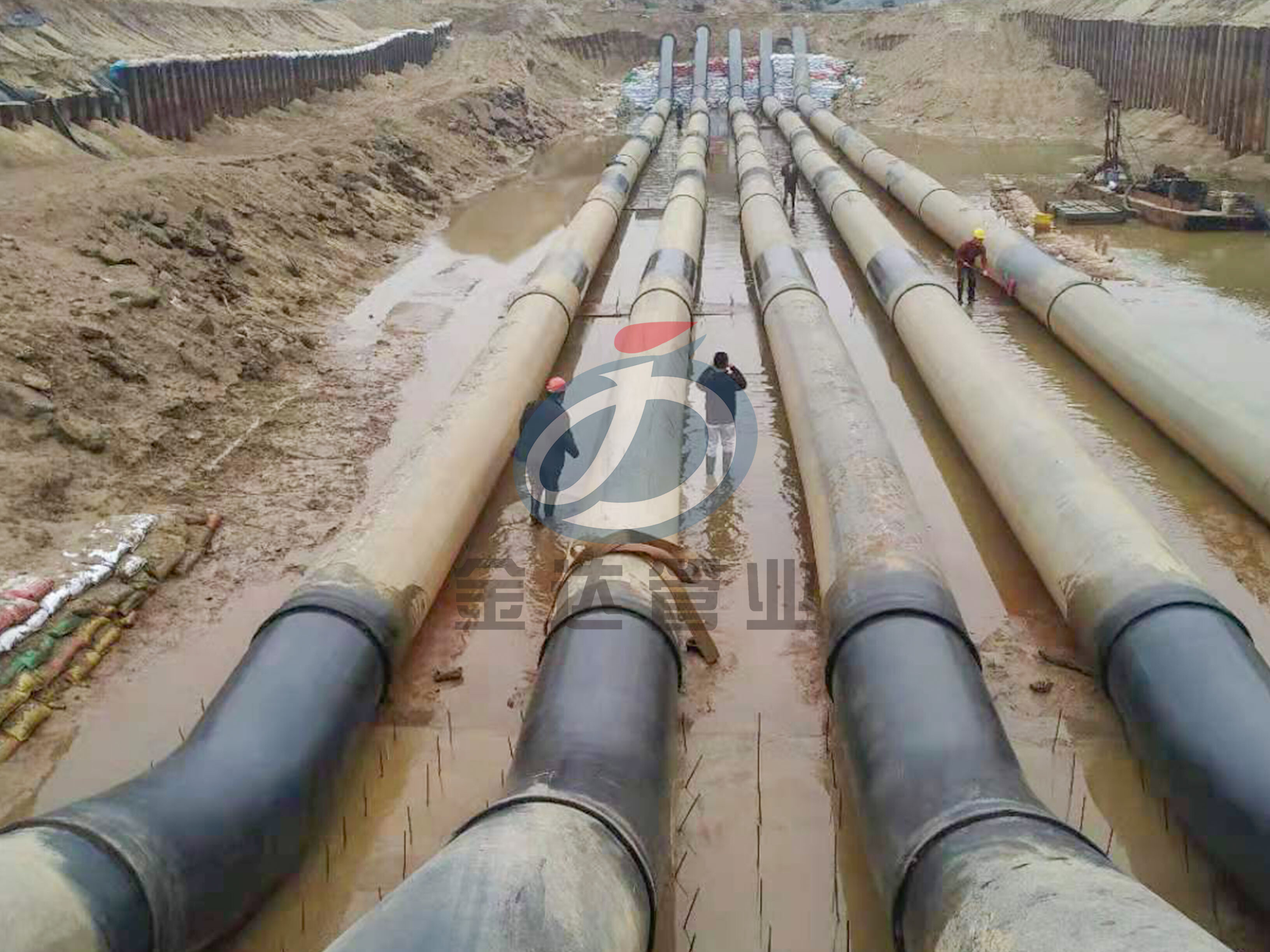 廣西倒虹吸涵管鋪設(shè)項目