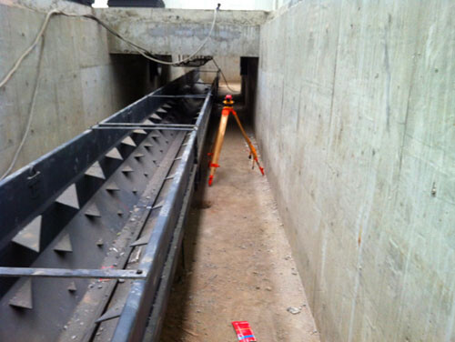 集中排屑系统现场安装实例