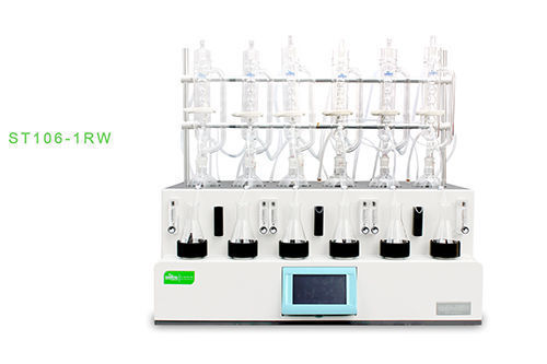 智能一体化蒸馏仪（STEHDB-106-3）做水中挥发酚的实验视频