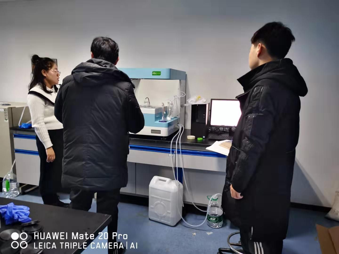 山東濱化集團，一臺高氯廢水COD消解儀安裝運行完畢