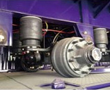 Successful installation and debugging of air suspension system on semi-trailers