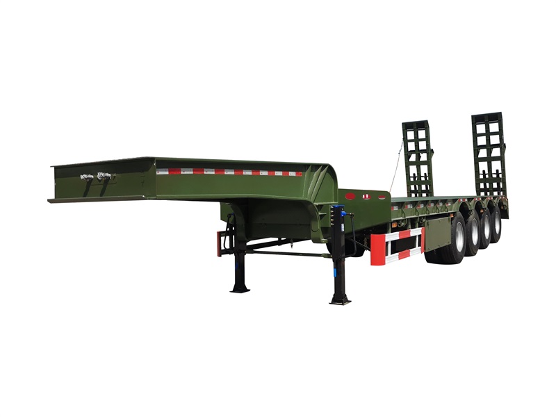 4axles low bed semi trailer