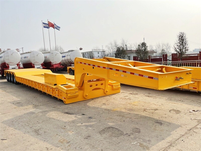 Hydraulic gooseneck  low bed trailer