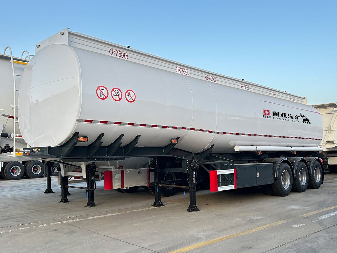 Aluminum Fuel Tanker Semi Trailer