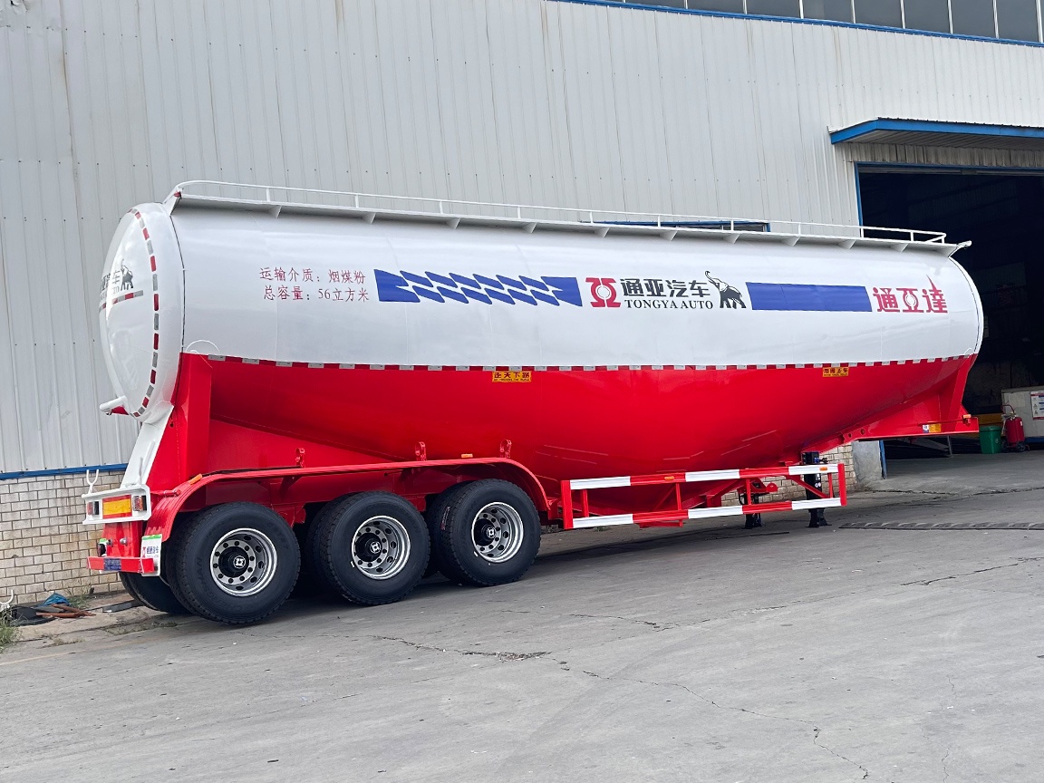 56 Cubic Bulk Cement Tanker Semi Trailer