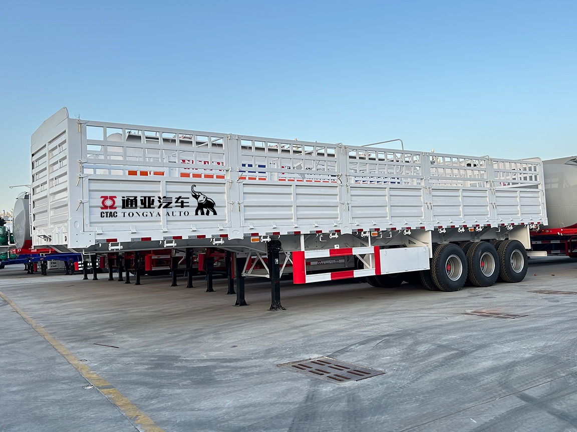 40T Bulk Cargo Transport Fence Semi Trailer