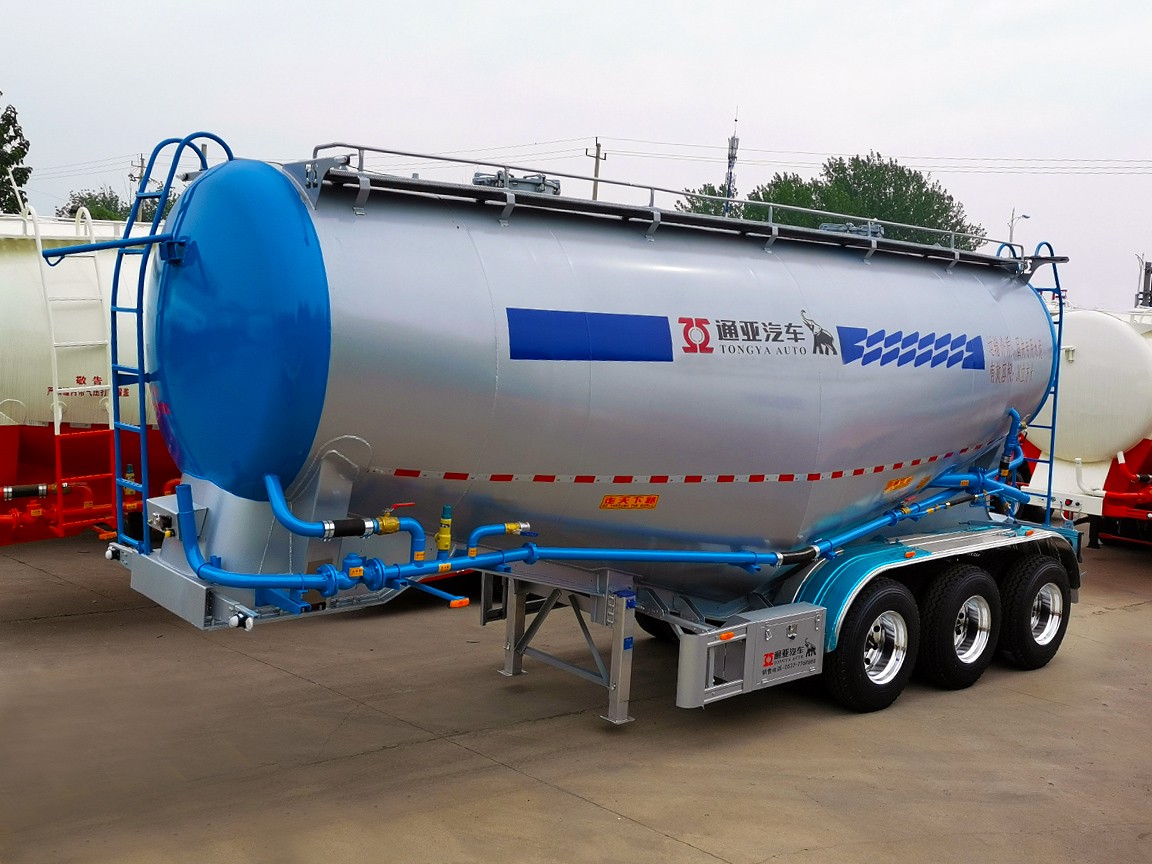 Aluminum Powder Tanker Semi Trailer