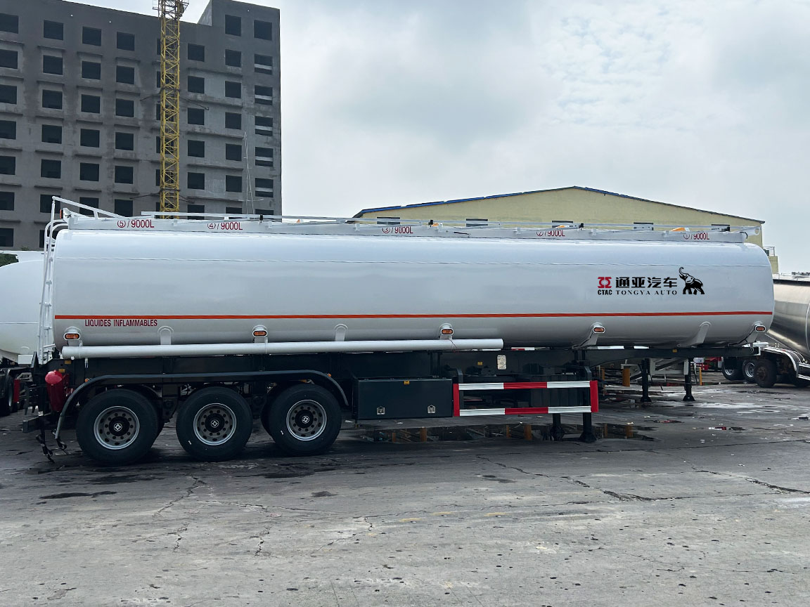 3 Axle Fuel Tanker Semi Trailer for West Africa