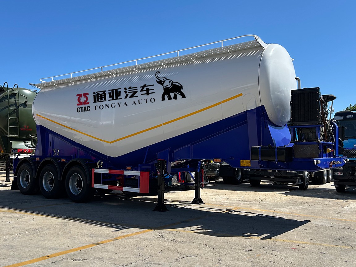 3 Axle Bulk Cement Tanker Semi Trailer