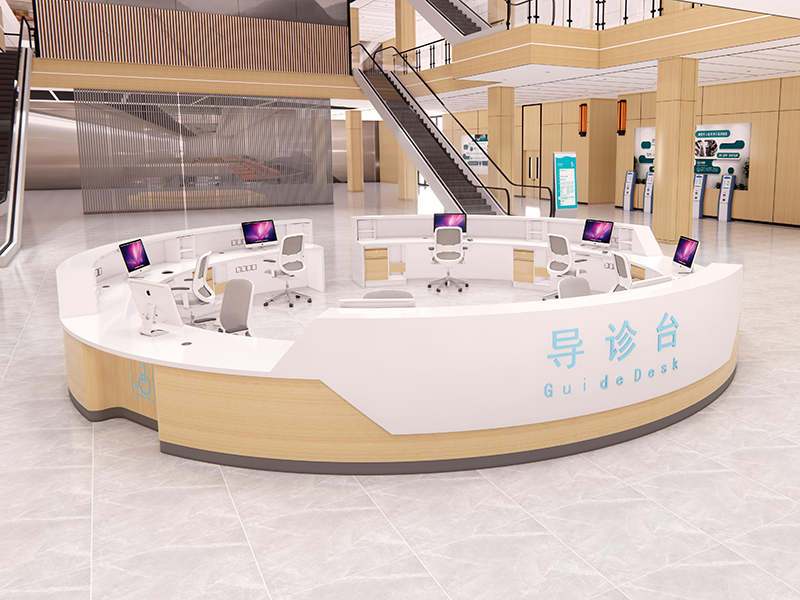 广东专业的医用导诊站台 护士站 钢制导医台生产厂家