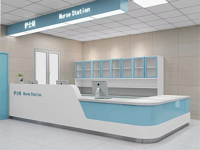 门诊楼护士站系统：电解钢材质医疗家具典范