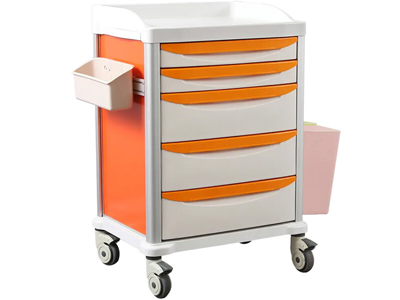 定制敷料急救医疗设备手推车医用推车带抽屉医院手推车