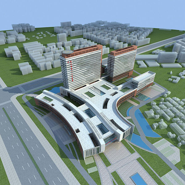 3D analysis of hospital architecture
