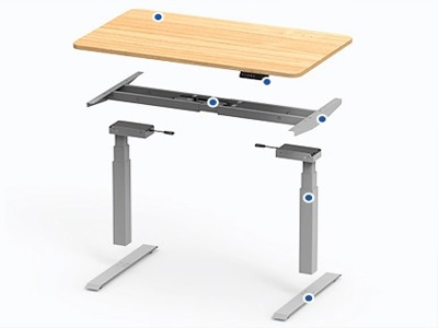 医院或诊所医生诊断桌结构