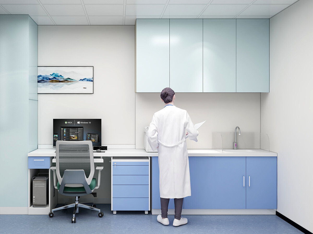 口腔科医院操作高柜 配电脑位的牙科边台 医院家具厂家.jpg 口腔科医院操作高柜 配电脑位的牙科边台 医院家具厂家.jpg