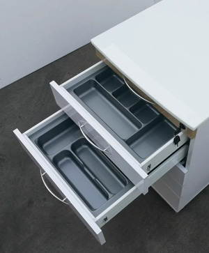 口腔移动柜配分隔盘 口腔移动柜配分隔盘